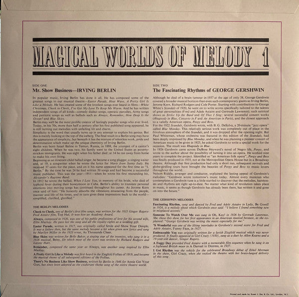 Various : Magical Worlds Of Melody (10xLP, Comp + Box)