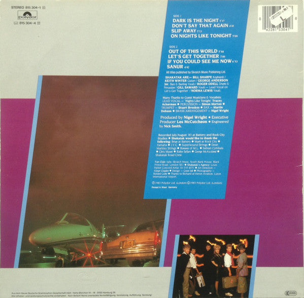 Shakatak : Out Of This World (LP, Album)