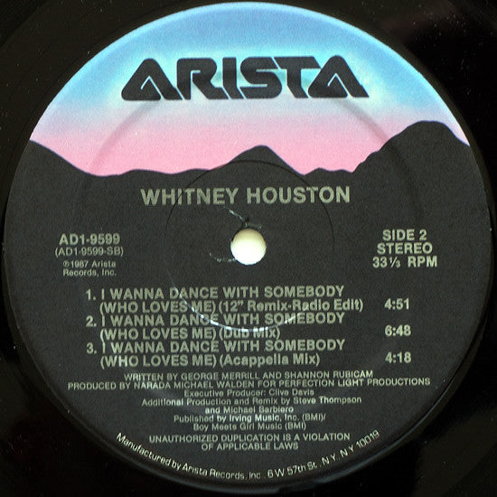 Whitney Houston : I Wanna Dance With Somebody (Who Loves Me) (12", Single)