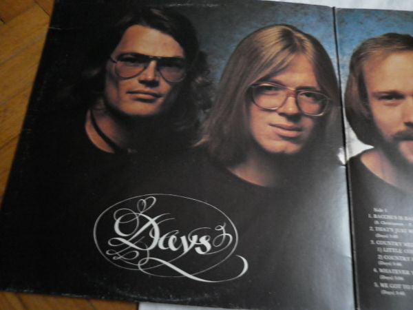 Days : Bacchus Is Back (LP, Album)