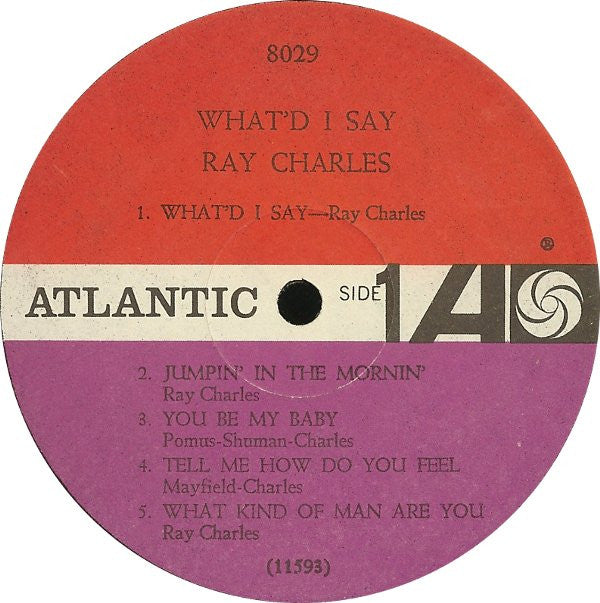 Ray Charles : What'd I Say (LP, Album, Mono, RE)