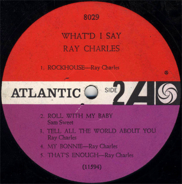 Ray Charles : What'd I Say (LP, Album, Mono, RE)