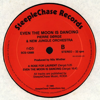 Pierre Dørge & New Jungle Orchestra : Even The Moon Is Dancing (LP, Album)