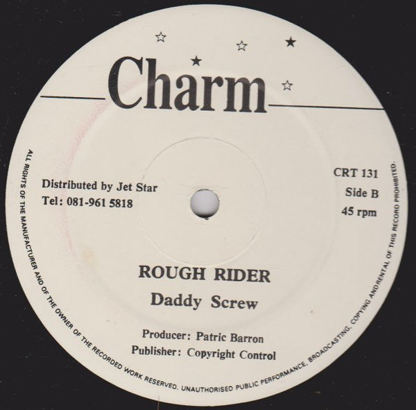 Daddy Screw : Gully Rider / Rough Rider (12")