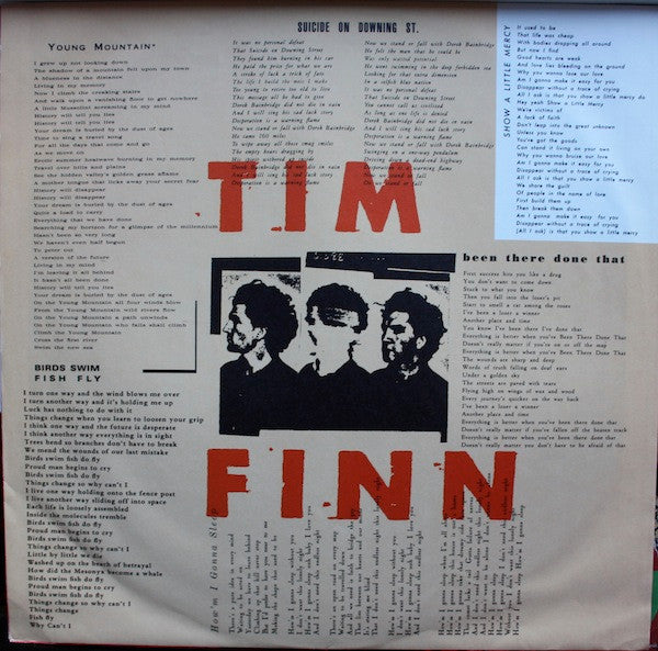 Tim Finn : Tim Finn (LP, Album)