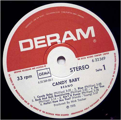 Beano : Candy Baby (LP)