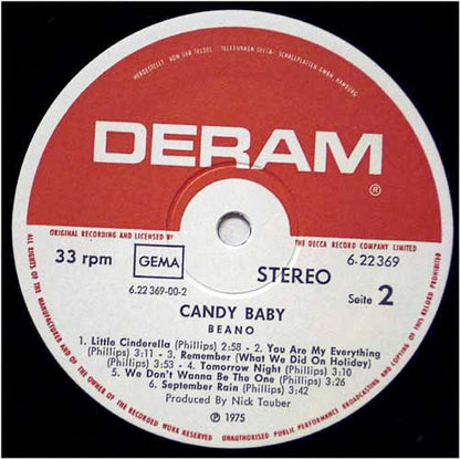 Beano : Candy Baby (LP)