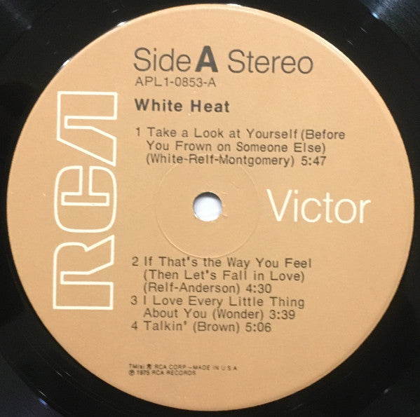 White Heat (4) : White Heat (LP, Album)