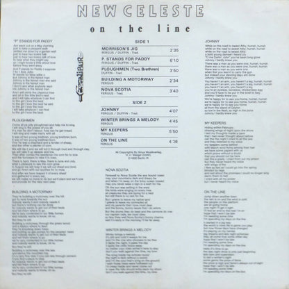 New Celeste : On The Line (LP, Album)