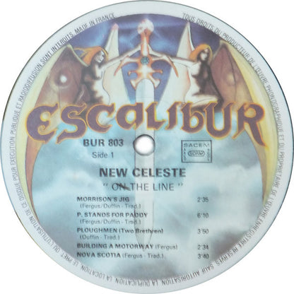New Celeste : On The Line (LP, Album)
