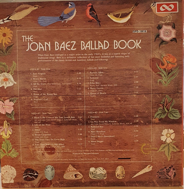 Joan Baez : The Joan Baez Ballad Book (2xLP, Comp)