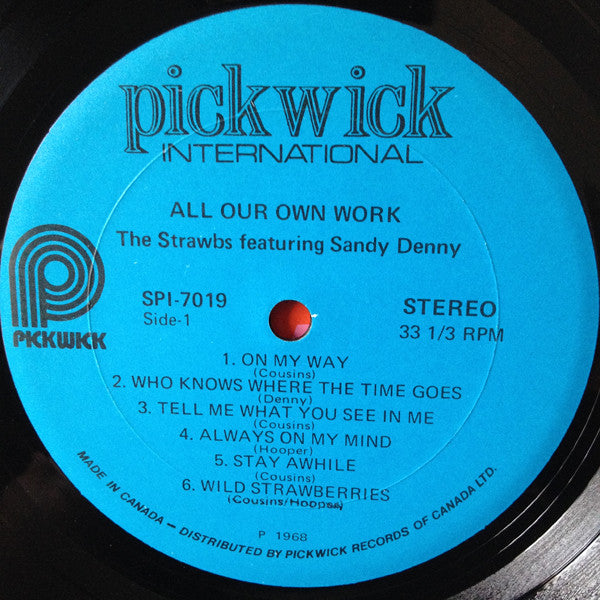 Sandy Denny And Strawbs : All Our Own Work (LP, Album)