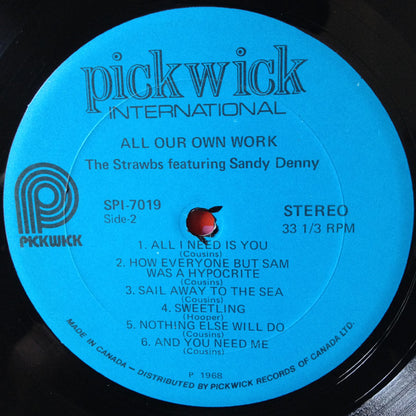 Sandy Denny And Strawbs : All Our Own Work (LP, Album)