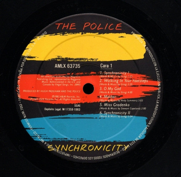 The Police : Synchronicity (LP, Album, BRY)