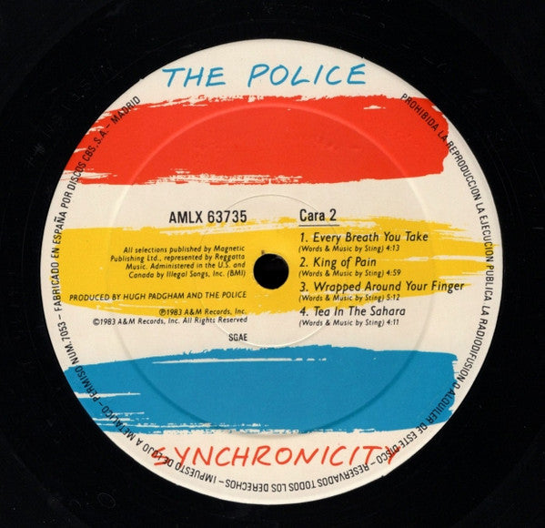 The Police : Synchronicity (LP, Album, BRY)