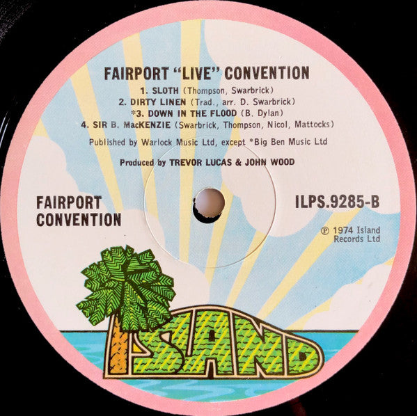 Fairport Convention : Fairport Live Convention (LP, Album, Pin)