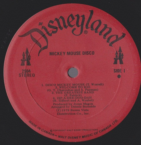 Various : Mickey Mouse Disco (LP, Album)