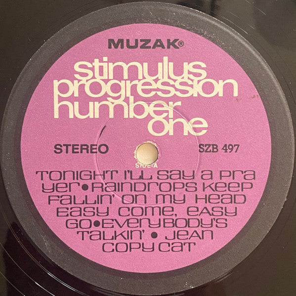 Unknown Artist : Stimulus Progression Number One (LP, Album, Promo)