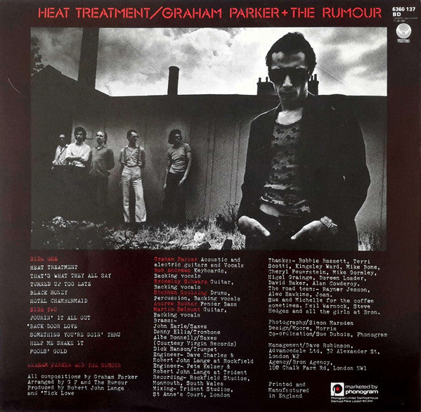 Graham Parker And The Rumour : Heat Treatment (LP, Album)