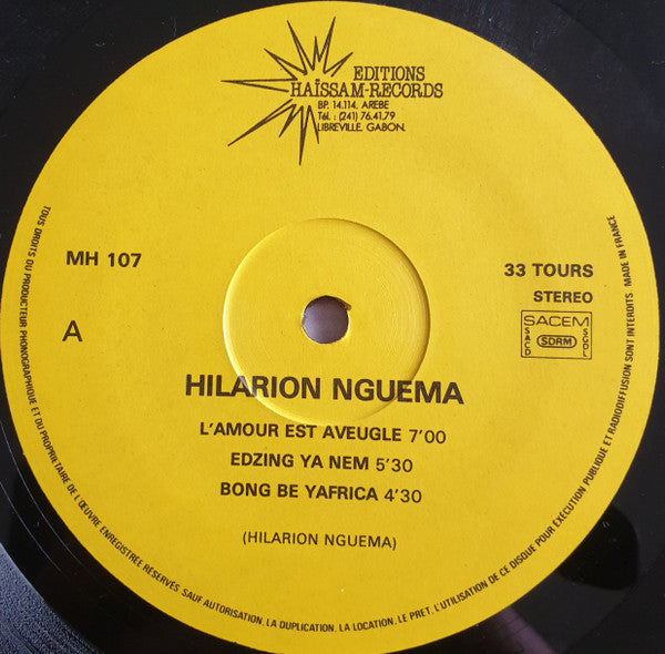 Hilarion Nguema : Crise Économique (LP, Album)