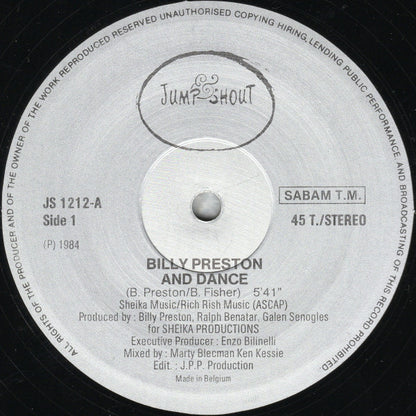 Billy Preston : And Dance / Kick-It (12", Maxi)