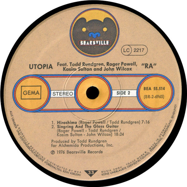 Utopia (5) : Ra (LP, Album)
