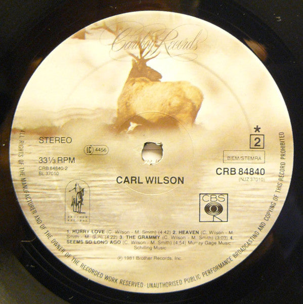 Carl Wilson : Carl Wilson (LP, Album)