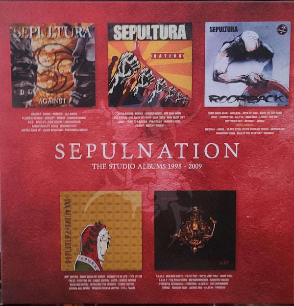 Sepultura : Sepulnation (Box, Comp + LP, Album, RM, 180 + 2xLP, Album, RM, )