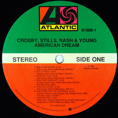 Crosby, Stills, Nash & Young : American Dream (LP, Album, SP )