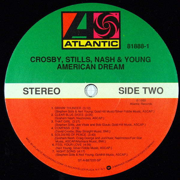 Crosby, Stills, Nash & Young : American Dream (LP, Album, SP )