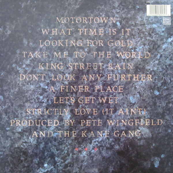 The Kane Gang : Miracle (LP, Album)