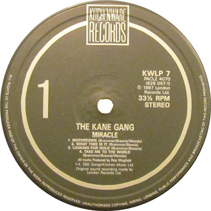 The Kane Gang : Miracle (LP, Album)