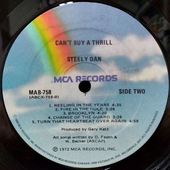 Steely Dan : Can't Buy A Thrill (LP, Album, RE)