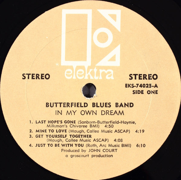 The Paul Butterfield Blues Band : In My Own Dream (LP, Album, All)