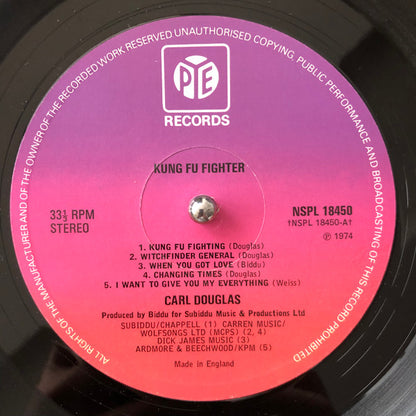 Carl Douglas : Kung Fu Fighter (LP, Album)