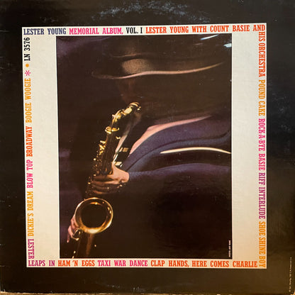 Lester Young : Lester Young Memorial Album, Vol. I (LP, Album, Comp)