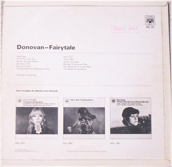 Donovan : Fairytale (LP, Album, RE)