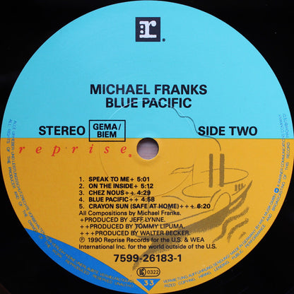 Michael Franks : Blue Pacific (LP, Album)