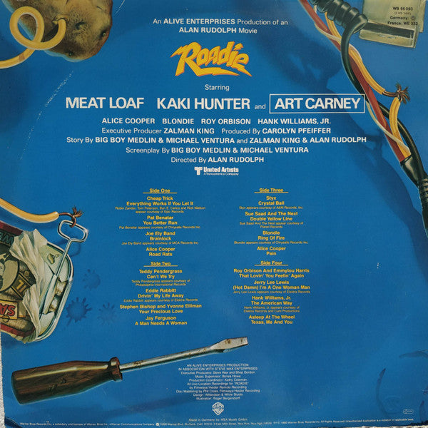 Various : Roadie (Original Motion Picture Sound Track) (2xLP, Album, Comp)