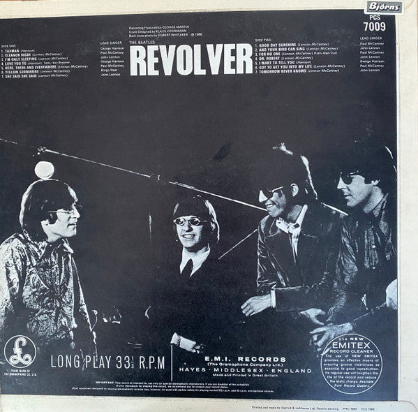 The Beatles : Revolver (LP, Album, Mono)