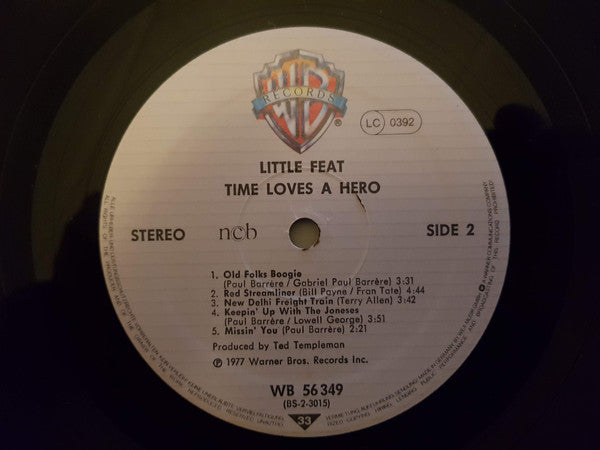 Little Feat : Time Loves A Hero (LP, Album, RE)