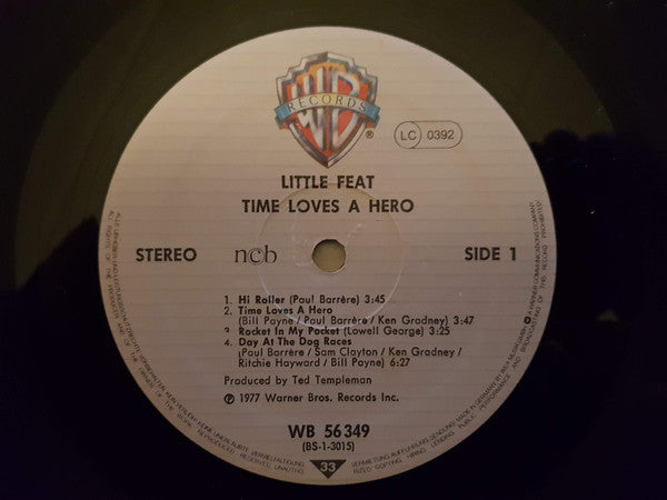 Little Feat : Time Loves A Hero (LP, Album, RE)