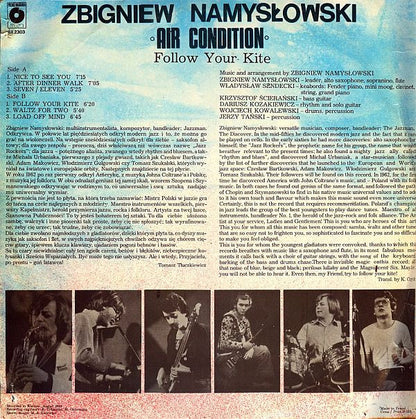 Zbigniew Namysłowski Air Condition : Follow Your Kite (LP, Album)