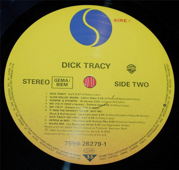 Various : Dick Tracy (LP, Comp)