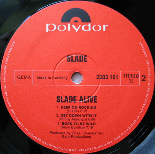 Slade : Slade Alive! (LP, Album, Sma)
