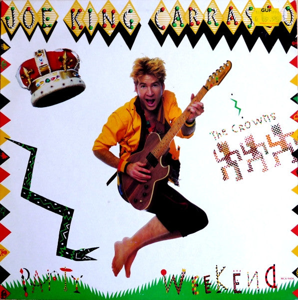 Joe King Carrasco & The Crowns : Party Weekend (LP, Album, Pin)