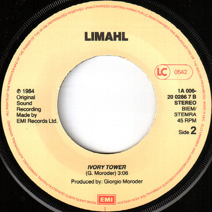 Limahl : The NeverEnding Story (7", Single)