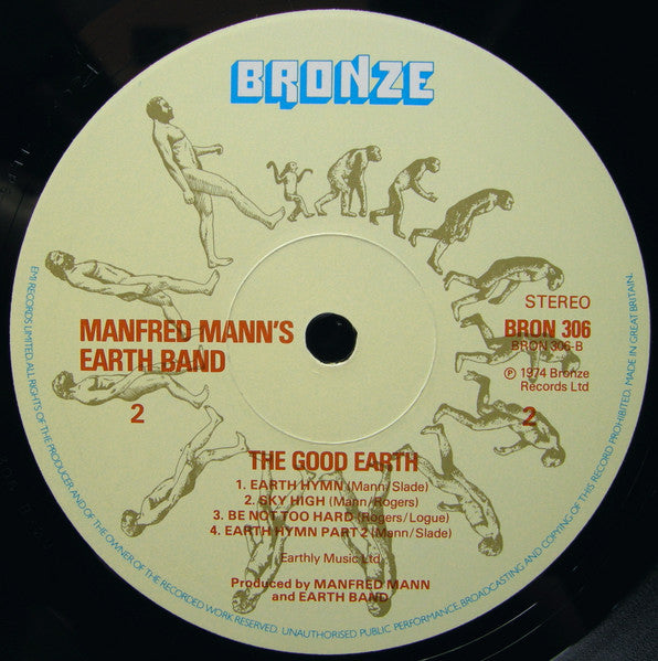 Manfred Mann's Earth Band : The Good Earth (LP, Album, RE)