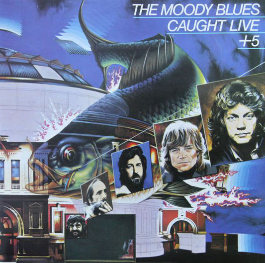 The Moody Blues : Caught Live +5 (2xLP, Album)