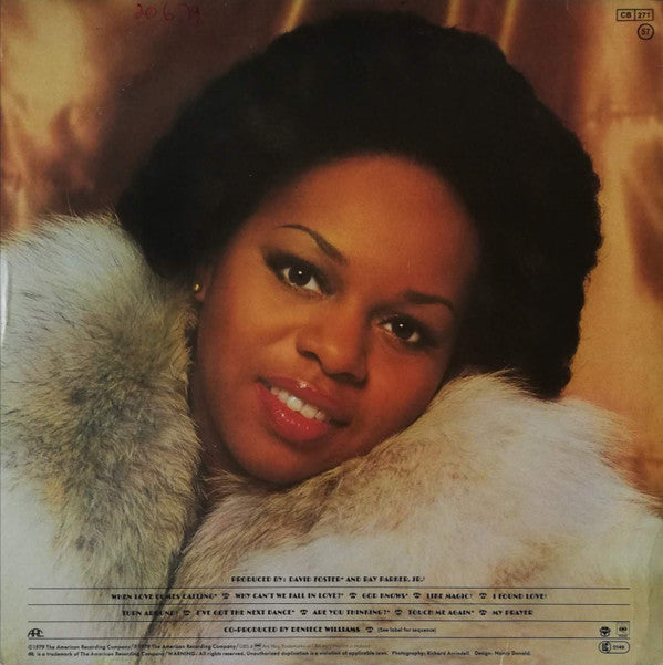 Deniece Williams : When Love Comes Calling (LP, Album)